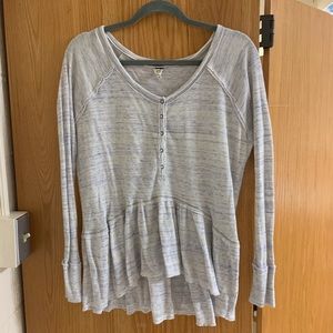 Free people long sleeve shirt size xs